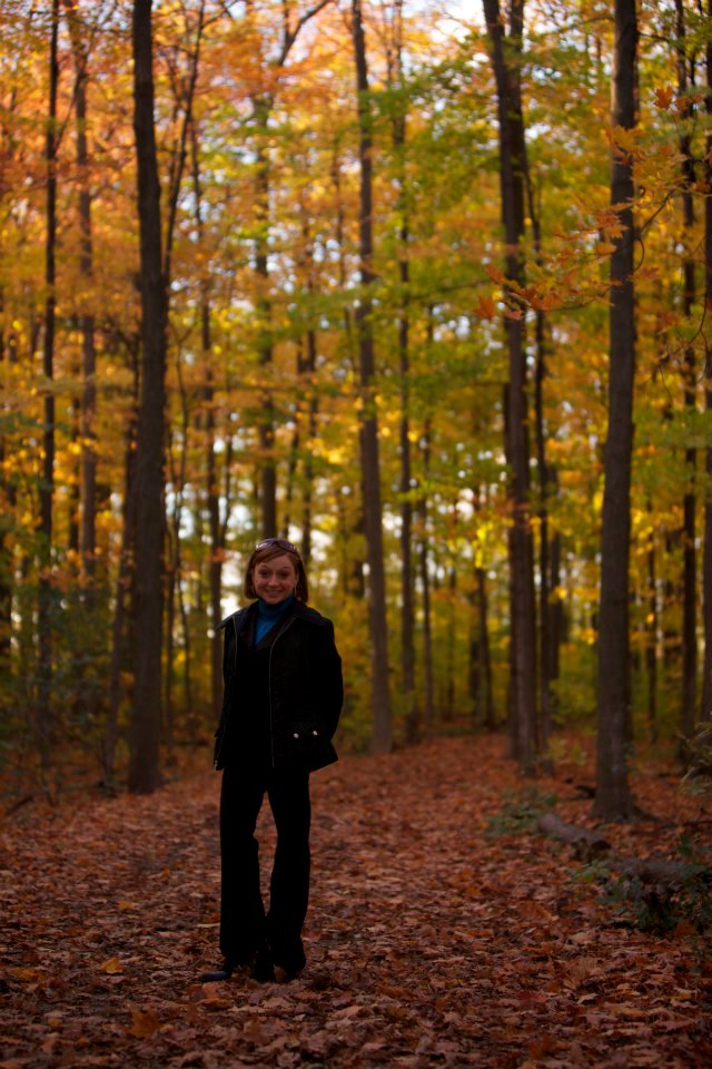 Chanté in Quebec autumn trees